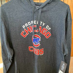 Chicago Cubs '47 Brand XXL Long sleeve hooded T-shirt